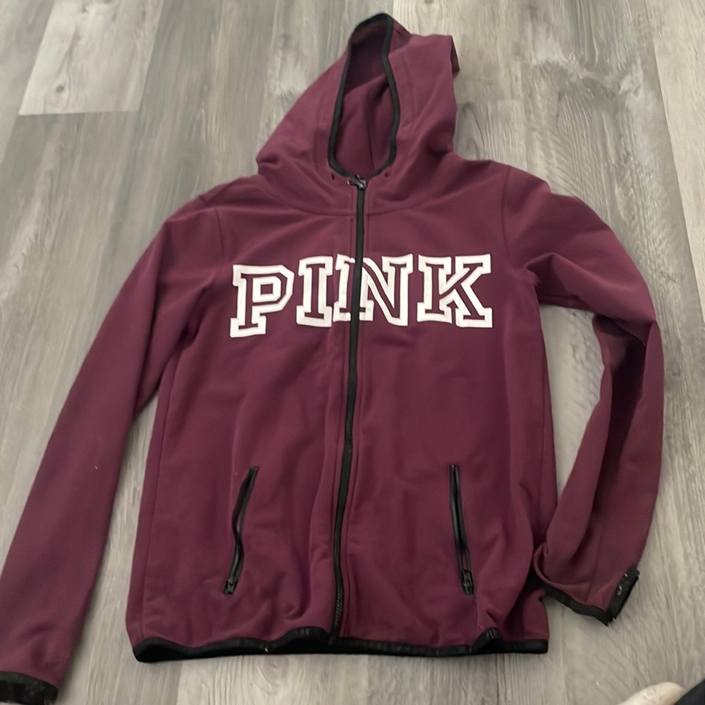 PINK maroon hoodie